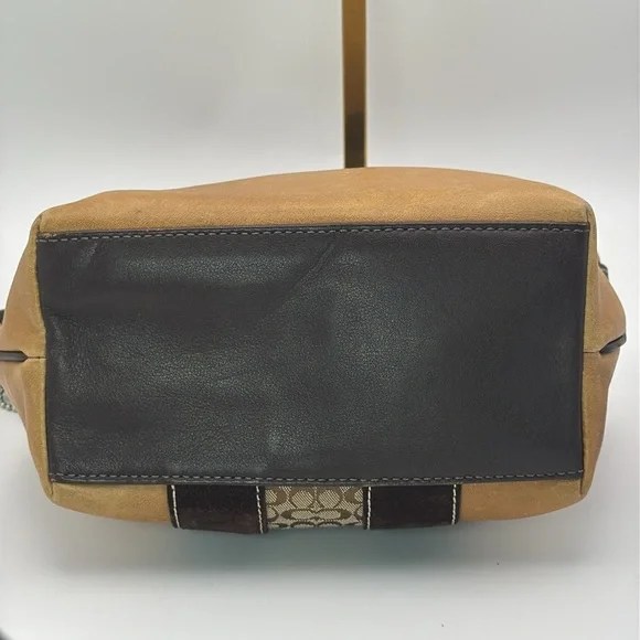 Vintage Coach Y2K leather - suede - signature mini bag - Picture 9 of 13